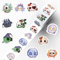 Halloween Party Favors, Halloween Stickers, 500 PCS Skull Vinyl Waterproof Stickers for Teens, Hall-oween Decorations Games Treats Classroom Crafts Gifts Party Supplies