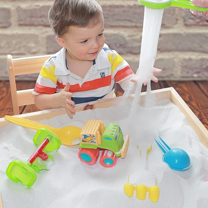 Sandtastik Sparkling White Play Sand, 200 lb (90 kg) - Fill Sandboxes, Sand Trays, Sensory Tables, Water Tables! Scoop, Mold & Pour This Premium Non-Toxic Sand