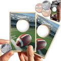 Coinhole Desktop Coin Bouncing Party Game Set | Tabletop Cornhole Board Game | Small Cornhole Travel Game Includes Coins