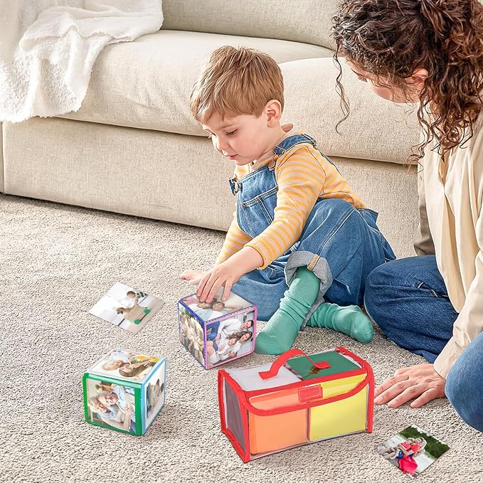 Godery DIY Education Playing Game Dice, Pocket Cubes for Teaching (Set of 2)