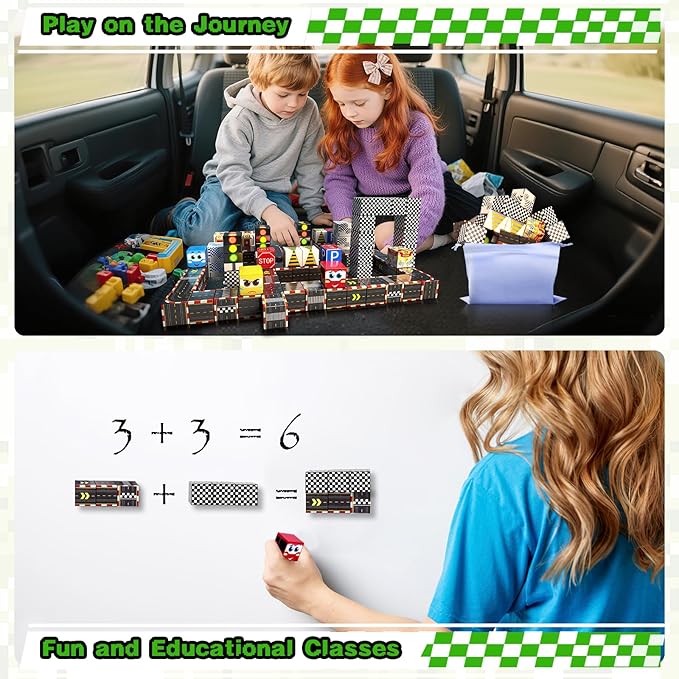 100PCS Magnetic Building Blocks for Kids: 1" Magnetic Blocks for Kids Ages 4-8 8-12, Magnet Cubes Sensory STEM Stacking Toys for Boys & Girls,Christmas Birthday Gifts for Toddler Ages 3+