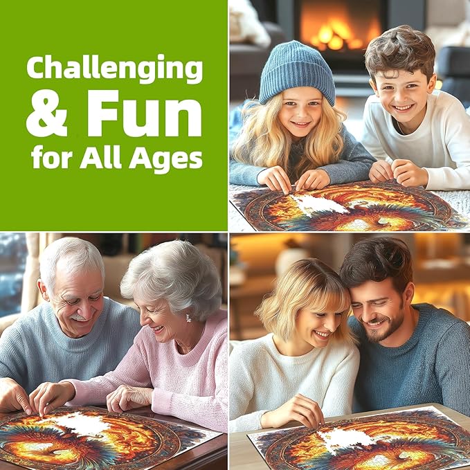 500 Piece Puzzles for Adults, Phoenix Rising Jigsaw Puzzles 500 Pieces, Difficult Challenging Unique Family Adults Puzzle, 20x20 Inch