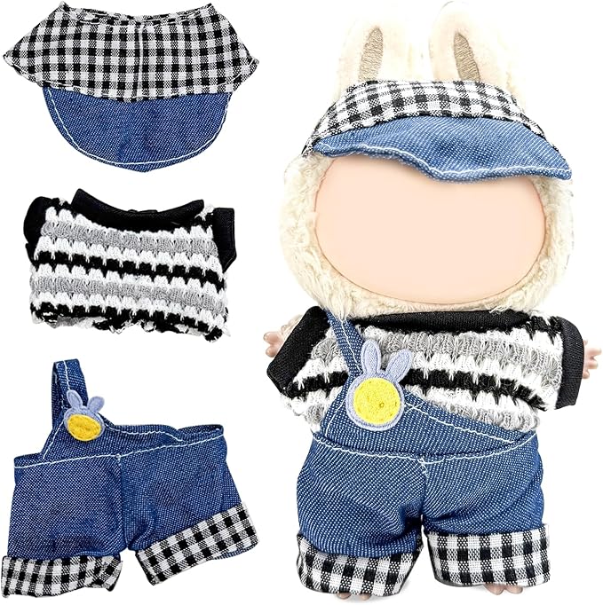 4 Pack—17 cm Doll Clothes for Cute Accessories for Fashion，Perfect for Play & Display, Dolls Clothing Girl Chic Style Set Elegant Dress Accessories(No Dolls and Shoes) (Set I)