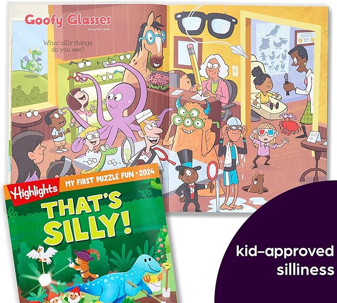 Highlights for Children My First Puzzle Fun 2024 Puzzle Books for Kids Ages 3-6, 4-Book Set of Matching, Mazes, Spot-The-Differences, and More Travel-Friendly Screen Free Brain-Boosting Activities