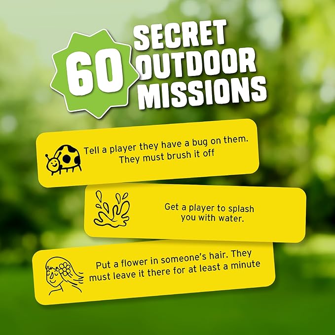 Big Potato Don’t Get Got: Outdoor Edition | Award Winning Secret Missions Party Game for Adults and Family