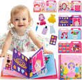 Princess Busy Board for Toddlers 2-4,Montessori Toys for 2 Year Old Girl,Educational Learning Sensory Activities Busy Book,Baby Travel Essentials for Airplane Car,Kid Birthday