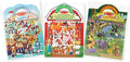 Melissa & Doug Puffy Sticker Activity Books Set of 3 – Safari, Pirate &On The Farm, with Reusable Stickers and Fold-Out Scenes, Mess Free Play Set & Travel Toys for Kids Ages 4+