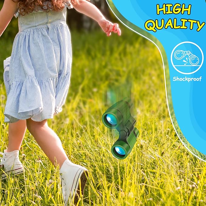 ESSENSON Binoculars for Kids Toys Gifts for Age 3-12 Years Old Boys Girls Kids Telescope Outdoor Toys for Sports and Outside Play, Bird Watching, Birthday Presents