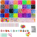 DDCOWP 2500+ Rubber Band Bracelet Kit, Loom Bracelet Making Kit for Kids, Rubber Bands Refill Loom Set, Loom Bands Kit