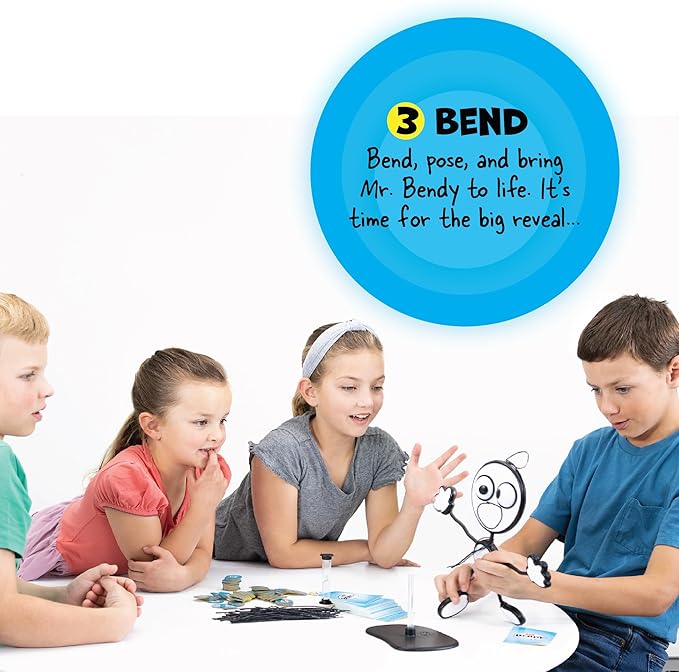 Fat Brain Toys Mr. Bendy - Craft, Bend, & Guess! Party Game for Kids & Adults