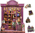 Cutefun Book Nook Kit - DIY Miniature Dollhouse Booknook Kit for Adults and Teens, Tiny House Bookshelf Insert Decor with LED Light, Gifts for Family and Friends (The Astrology Bookshop)