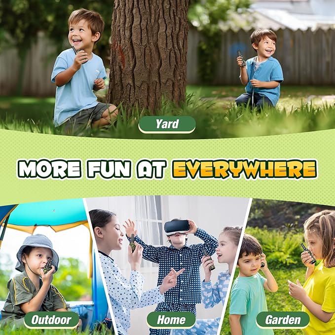 Toys for 3-8 Year Old Boys: comedyfun Mini Robots Walkies Talkies 2 Pack Christmas Birthday Gifts for 3 4 5 6 7 8 Year Old Boys Grandkids Toys Age 5 6 7 8 Stocking Stuffers Hiking Camping