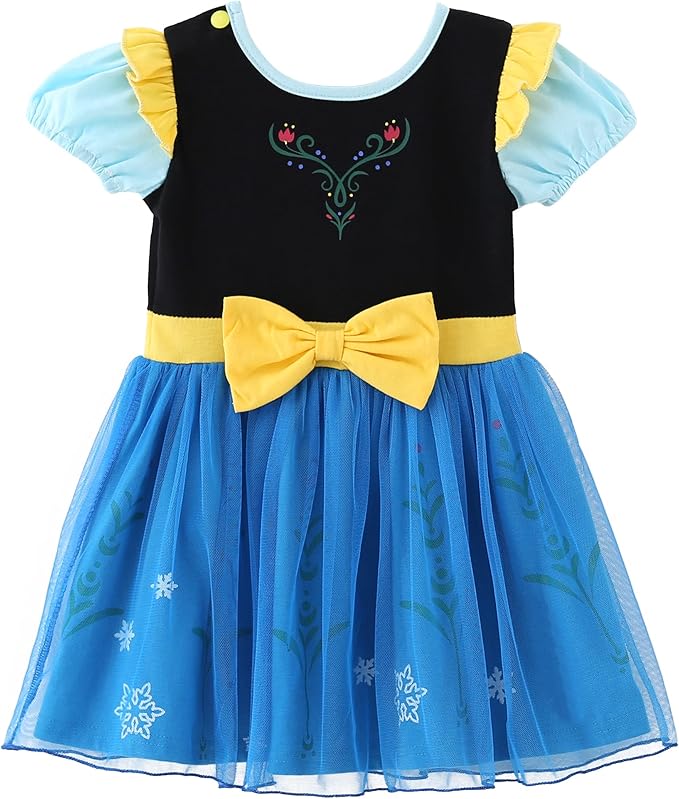 Dressy Daisy Princess Dress Up Clothes Halloween Fancy Party Tulle Skirt Summer Outfit for Baby & Toddler Girls