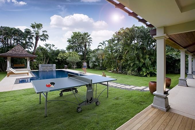 KETTLER Cabo Outdoor Table Tennis 2X Player Bundle