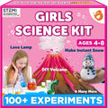 Butterfly EduFields 100+ Girls Science Kit for Kids Ages 4 5 6 7 8 | Girls in STEM & Science Experiments | Educational Gift Ideas for 4 5 6 7 8 Year Old Girl | STEM Projects, Fun Learning