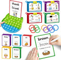 Aizweb Sight Words Flash Cards, Phonics Games Learn to Read Spelling Reading Learning Games, Dolch Site Words Digraphs CVC Blends Long Vowel Sounds for Pre-k Kindergarten 1st 2nd 3rd Speech Therapy