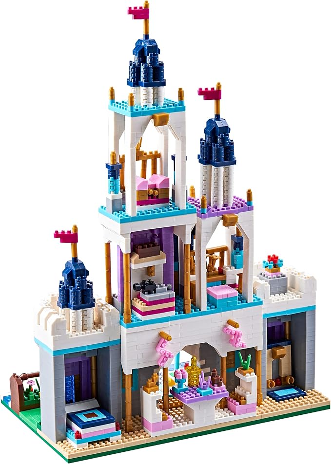 Architecture Micro Blocks Building Castle Sets,2800+ PCS, Mini Bricks Building Blocks for Adults and Teens