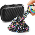 Magnet Stone Ferrite Putty with 2 Big Magnet, Smooth Magnetic Ferrite Magnet Rock Ball Fidget Toy Science Kit, Office Desk Toy Decoration Gift for Adults