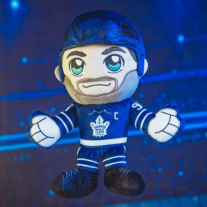 Bleacher Creatures Toronto Maple Leafs Jonathan Tavares 8" NHL Kuricha Sitting Plush - Soft Chibi Inspired NHL Superstar
