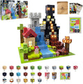 200 PCS Magnetic Building Blocks with 15 LED Light-Up Blocks (Replaceable Battery)&Foldable Magnetic Board,STEM Educational Magnet Cube Set,Creative Construction Toy Gift for Kids (Boys&Girls Ages 3+)