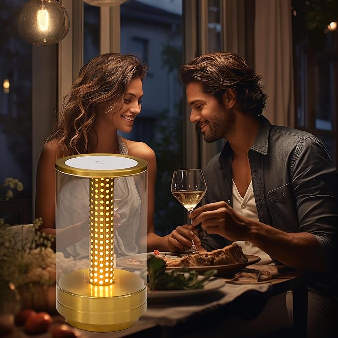 Creative LED Honeycomb Table Lamp (Gold)