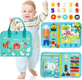 hahaland Busy Board for Toddlers Girls Montessori Toys for 3+ Year Old Farm Animals Preschool Learning Activities Toddler Travel Toys for 3+