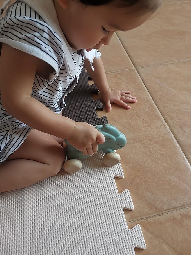 PlanToys Push Along Bunny (Blue)