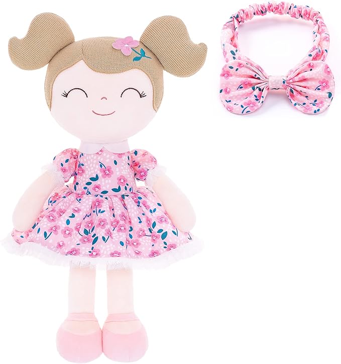 Gloveleya Personalized St Patrick's Day Plush with Your Name - Cute Custom Boy Doll Irish Soft Plush Doll for Girls Plush Doll Customized Gifts - Muñecas de Trapo Personalizadas para Niñas