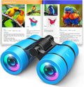 Toys for Boys Ages 3-7: LET'S GO! Kids Binoculars with Bird Watching Manual for 4 5 6 7 Year Old Boys Girls Outdoor Toy for Kid Ages 4-6 Camping Telescope Toddler Birthday Gift Stocking Stuffers