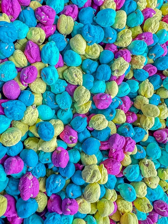 Colored Chickpeas for Sensory Play and Sensory Bins - Many Different Seasonal Colors (2 Cups, Summer 3)