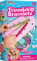 Klever Kits Friendship Bracelet Making Kit, Arts and Crafts for Kids Ages 6-12, Best Birthday Present for Teen Girl, Children's Jewelry Craft Set, Charm Jewelry Making Kit Supplies, 10 Knot Styles