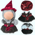 Halloween Doll Clothes for Labubu, Dolls Outfit Set for 17cm (6-6.7 inch) Dolls - Dress Up Set for Labubu Costumes & Accessories | Gift for Any Occasions | Doll Not Included (Black Cat)