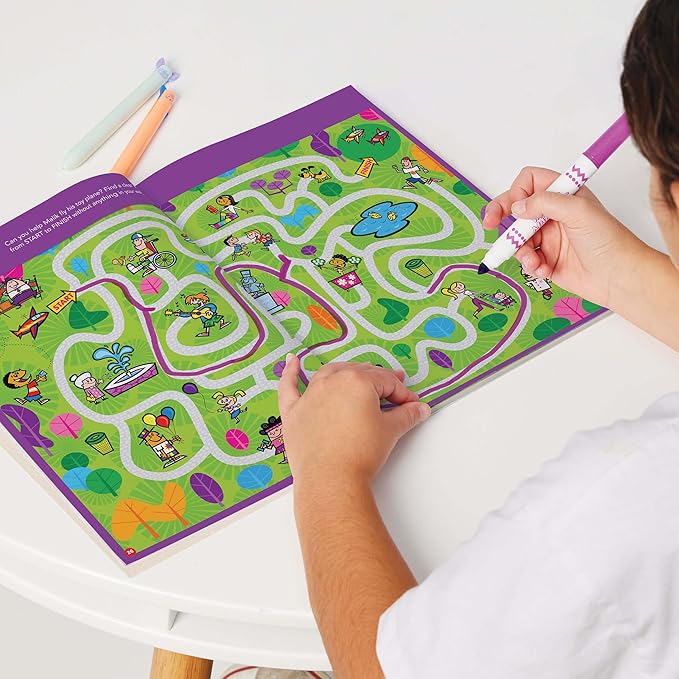 My First Puzzle Fun 2026 Activity Book Set with Mazes, Matching and More, Kids Puzzle Books for Travel, Learning and Screen-Free Play for Kids 3-6