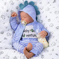 ADFO Reborn Baby Dolls Girl Realistic, 20 inch Lifelike Realistic Girl Newborn Real Life Baby Girl Dolls Soft Vinyl and Cloth Body with Clothes and Toy Gift for Kids Age 3+