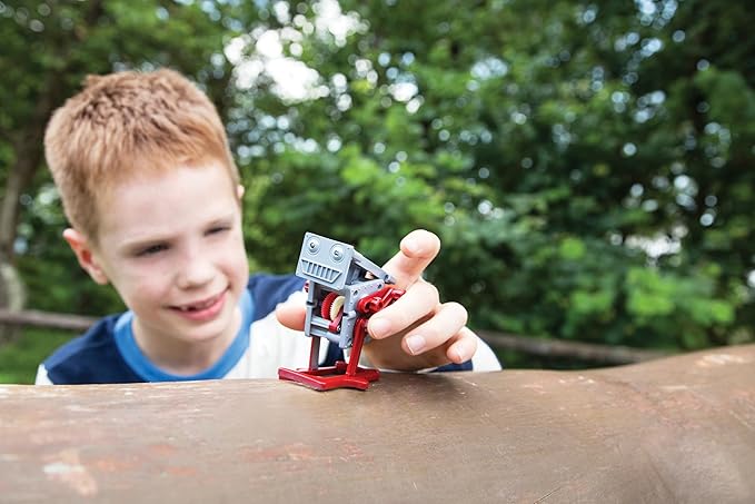 Green Science - 3-in-1 Mini Solar Robot Toys - STEM Toys Educational Kit for Kids - Solar Powered Climbing, Walking & Running Robots - DIY Science Experiment Toy for Learning & Fun