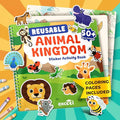 Excool Club 10 Pages Reusable Jelly Stickers for Toddlers - Waterproof Reusable Sticker Book for Kids, Easy to Clean Removable Animal Stickers for Kids, Sticker Books for Toddlers