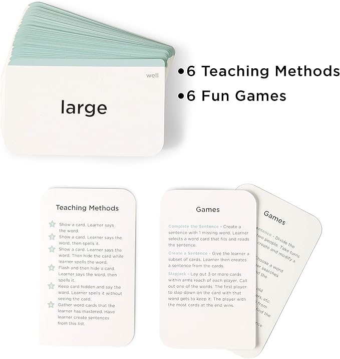 Think Tank Scholar K Sight Words Flash Cards (Kindergarden) Pack 100+ Dolch & Fry (High Freqency) Flashcards - Learn to Read, Learning Kids Ages 4 5 6 7 Homeschool Classroom Elementary School