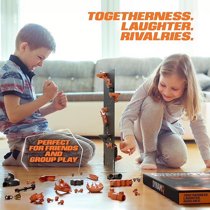 Precision Marble Run - 125 Piece STEM Building Set - Educational Learning Science Toys Kits for Kids Ages 5+ Adults - 3D Marble Maze Construction Game, Christmas Birthday Gifts for Boys, STEM Project