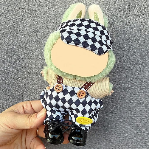 4 Pack—Adorable Outfit Set for 17cm Dolls,Premium Designer Doll Clothes with Accessories,6.7 Inches Cute Doll Clothes,Luxury Chic FashionClothing Set(No Dolls and Shoes) (Set B)