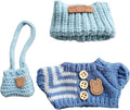 15cm & 17cm Doll Clothes Outfits Set - Premium Dress Up Bundle with Exquisite Accessories | Soft Fabric Fashion Doll Costume for 15-17cm Dolls (Blue)