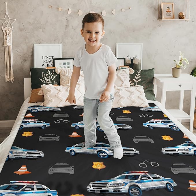 Throw Blankets for Boys Men Kids Cool Car Blanket Gift, 60x80 Inches Cozy Soft Throw for Sofa Couch Bed Car Office