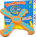 Boomerang for Kids - Boo Basket Stuffers For Kids - Best Gifts for Boys & Girls Gift Ideas - Kid Stocking Stuffers & Fun Holiday Presents Outdoor Toys - Fun Children Birthday Party Favors & Goodie Bag