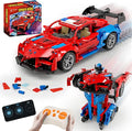 2 in 1 Remote Control Racing Car Building Blocks, Compatible with Lego STEM Toy Building Toys 694 PCS, Gifts Toys for Age 6-12 Years Old Kids Boys