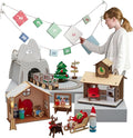 KiwiCo Santa’s Railroad Train Advent Calendar for Kids 5+ | Countdown to Christmas with 24 Days of Buildable Toy Train Set | Advent Calendar 2025 for Kids