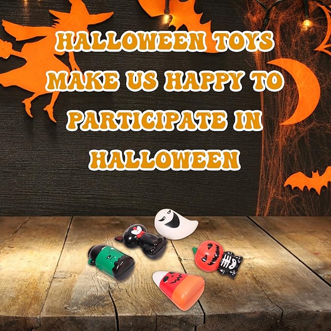 New 6 Pcs Halloween Squishy Toys,Halloween Squishies Party Favors Slow Rising Gift Box Halloween Treat Bag Classroom Prizes Soft Stress Relief Toys for Kids Toddlers(6pcs-2)
