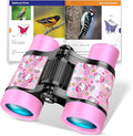 Unicorn Binoculars Toys for Kids 3 4 5 6 7 8 Year Old Girls Christmas Birthday Gifts for Girl Kid Toddler Ages 3-5 4-6 Toddlers Pink Binoculars Toys Bird Watching Outdoor Camping Toy Stocking Stuffers