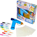 Crayola Marker Airbrush Spray Art Kit, Battery-Powered Sprayer with 8 Washable Markers & 5 Stencils, Holiday for Kids, DIY Craft Set, Ages 6+