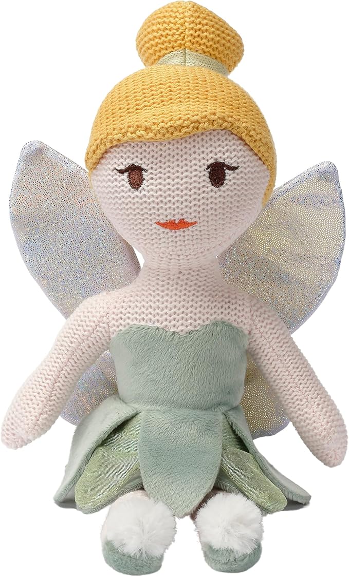 Bedtime Originals Disney Tinker Bell Luxury Knit Plush Fairy Stuffed Animal Toy