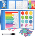 Magnetic Fraction Educational Puzzle,Magnetic Fraction Tiles & Fraction Circles,Montessori Fraction Manipulatives Learning Games for Kids,Fraction Manipulatives for Elementary School
