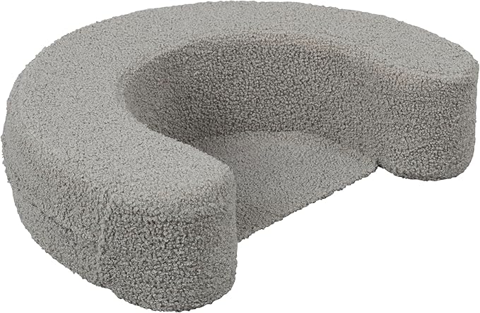 ECR4Kids SoftZone Sit-Up Support Ring Baby Essentials, 24" L x 18" W x 6" H, Grey